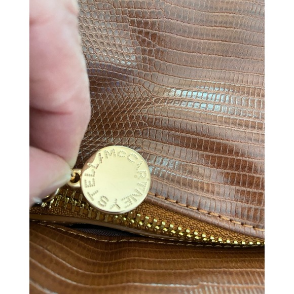 STELLA MCCARTNEY Scale-Embossed Mini Falabella Vegan Bag - Picture 14 of 16